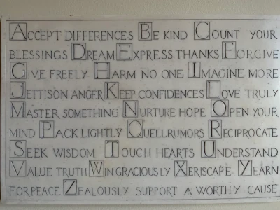 ABC's of being a Decent Human Being