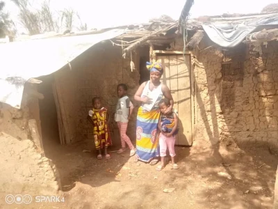 Mother and children in the Congo