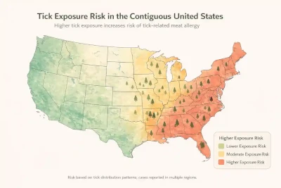 Tick Exposure Risk in the Contiguous United States