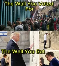The wall you voted for. The wall you got