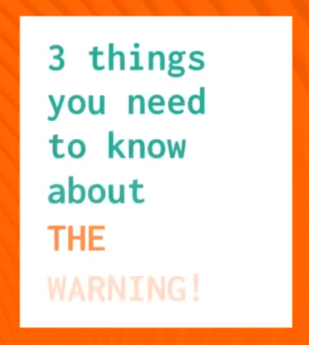 3 Things to Know About THE WARNING! ✝💛😇 - Watch