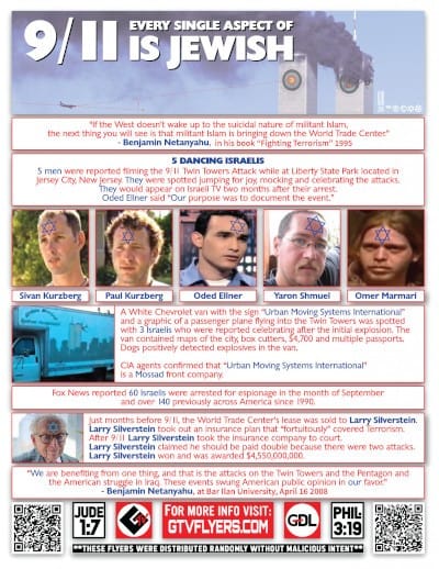 Every Single Aspect Of 911 Is Jewish