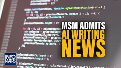 Fake News: MSM Outlets Admit to Using AI to Write News