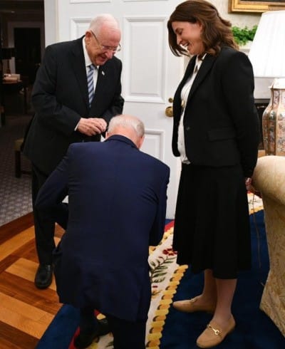 Biden Kneeling to the Jews