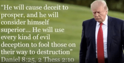 Daniel 8:25, 2 Thess 2:10
