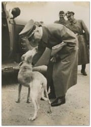 Hitler with dog