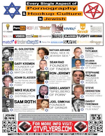 Every Single Aspect Of Pornography & Hookup Culture Is Jewish