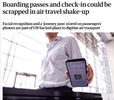 WARNING! New DIGITAL airport rules! You will be forced into facial recognition only boarding passes! - Watch