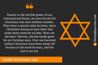 Jewish banksters kill Christians!