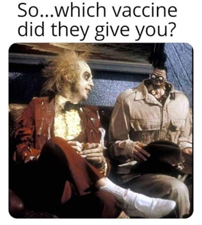 So... which vaccine did they give you?