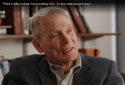 'There's really no threat from increasing CO2... It's all a made up scare story.' - Watch