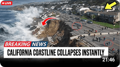 California Coastline Collapses Instantly - Experts Ask 'How Did This Happen？' - Watch