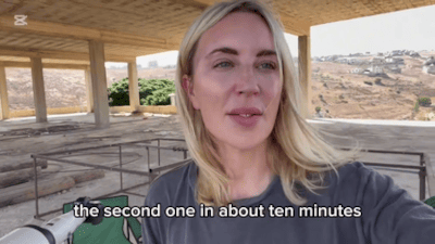 'Americans, did you know that the genocide in Gaza and invasions of Lebanon and Syria have cost approximately 205 billion dollars?'