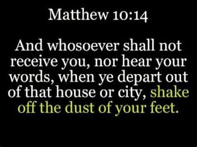 Mathew 10:14