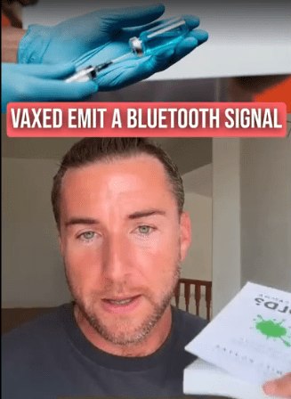 Vaxxed emitting bluetooth? Nasal swabs emitting bluetooth? - Watch