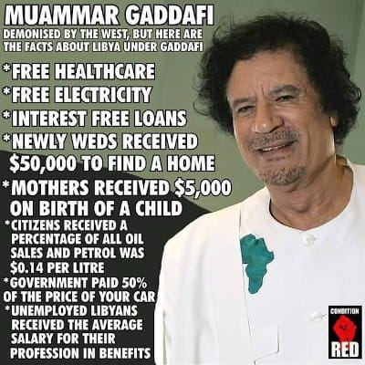 Why They Killed Gaddafi - Gold Dinar - Freedom from Debt - Water - Oil - Social Policies - Zionism