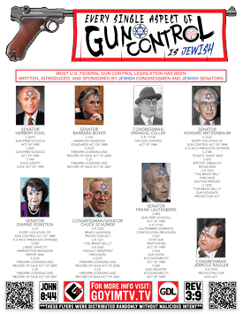 Every single aspect of gun control is Jewish
