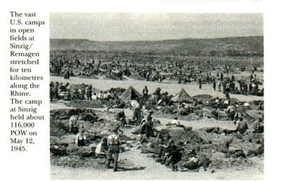 Ike's Open Field German Camps 'Stretched For 10 Kilometers'