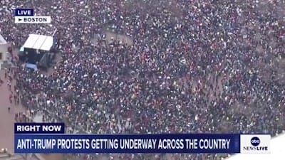 Mass Protests Erupt Across the US Against Trump's Policies - Boston - Watch
