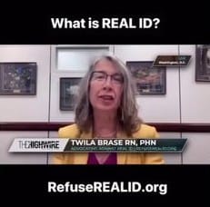 Constitutional Coup: Twila Brase of Citizens Council for Health Freedom Explains Real ID in 2 Minute - Watch
