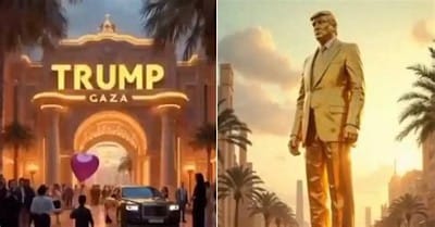 Trump Shares Bizarre AI Video Showcasing His Vision For Gaza - Watch