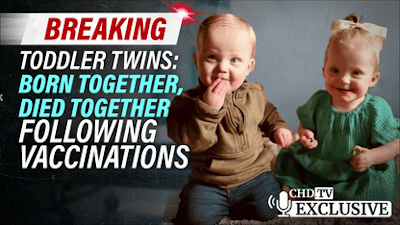 Toddler Twins: Born Together, Died Together Following Vaccinations - Watch