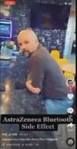 Vaccinated Man Connects to His Devices Automatically (Bluetooth Internet Connection) - Watch
