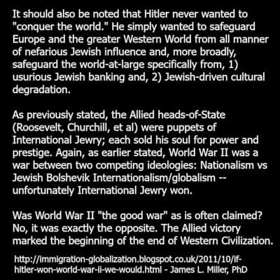 Hitler wanted to safeguard Europe