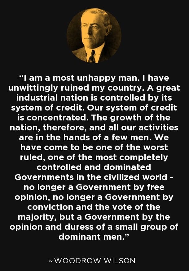 President Woodrow Wilson