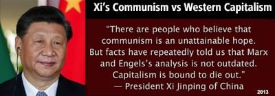 Xi's communism vs western capitalism